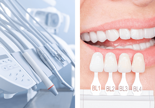 Dental Instrument, Different tooth color to match patient teeth color